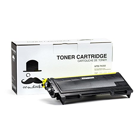 Moustache ® Brother TN-350 tn350 (TN350) Black BK Premium Quality New Compatible Toner Cartridge for Brother DCP-7010 DCP-7020 DCP-7025 HL-2030 HL-2030R HL-2040 HL-2040N HL-2040R HL-2070N HL-2070NR IntelliFAX 2820 2850 2910 2920 MFC-7220 MFC-7225n 7420 7820D 7820N
