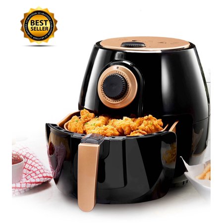 Gotham Steel Air Fryer 4 Quart with Included Presets, Temperature Control and Timer – As Seen on TV!