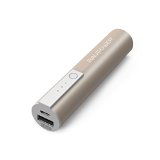 RAVPower Portable Charger 3000mAh External Battery Pack Power Bank 2nd Gen Luster Mini iSmart Technology Apple cablesadapters are not includedfor Phones Tablets and more-Gold