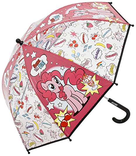 Kids Umbrellas for Girls or Boys - My Little Pony Bubble Dome 8 Rib Umbrella for Children