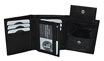 Boys Slim Compact Flap Id and Coin Pocket Trifold Wallet