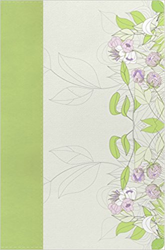 The Study Bible for Women: NKJV Large Print Edition, Willow Green/Wildflower LeatherTouch
