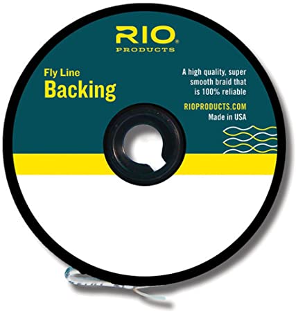 Rio Fly Fishing Backing Dacron 20Lb 100 yd. Fly Tying Equipment, Chartreuse
