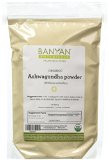 Banyan Botanicals Ashwagandha Powder - Certified Organic 1 Pound - Withania somnifera - A traditional rejuvenative for vata and kapha that promotes vitality and strength