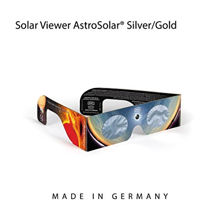 5 Pack: Baader Planetarium Solar Viewer AstroSolar Silver/Gold Eclipse Glasses / Shades for Solar Eclipse # 2459294