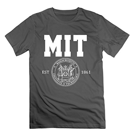 JMHLY Men's Massachusetts Institute Of Technology Mit Logo Tshirt