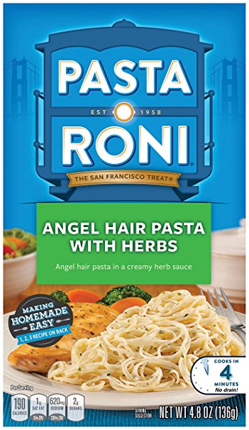 Pasta Roni Angel Hair Pasta, with Herbs, 4.8 oz