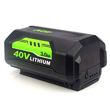 3.0Ah High Capacity Replace for Ryobi 40V Battery Lithium Ion OP4026A OP40261 40 Volt Rechargeable Batteries