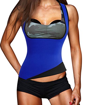 Women's No Zipper Hot Sweat Slimming Neoprene Shirt Vest Body Shapers for Fat Burner