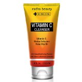 Vitamin C Facial Cleanser - Best Anti Aging face cleanser that Cleans Pores While Providing 8 Times The Anti Oxidant Protection for radiant and healthy skin - Also great to fade sun spots and discoloration refine skin texture and reduce wrinkles - Guaranteed to make you smile or your money back 4oz