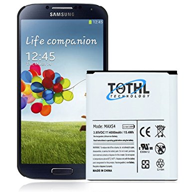 TQTHL 4000mAh Replacement Battery for Samsung Galaxy S4 Active i9295 i537 (1 Battery)