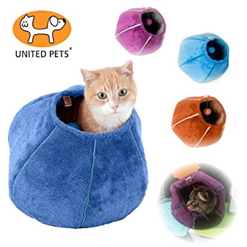 United Pets Kitty Cat Cozy Cave & Bed