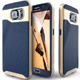 Galaxy S6 case Caseology Wavelength Series Navy Blue Textured Pattern Grip Cover Shock Proof Samsung Galaxy S6 case