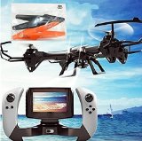 HB HOMEBOAT U818S-WIFI818 6-Axis Gyroscope RC Quadcopter with FPV Camera and Remote Control  468 x 468 x 12 cm Black