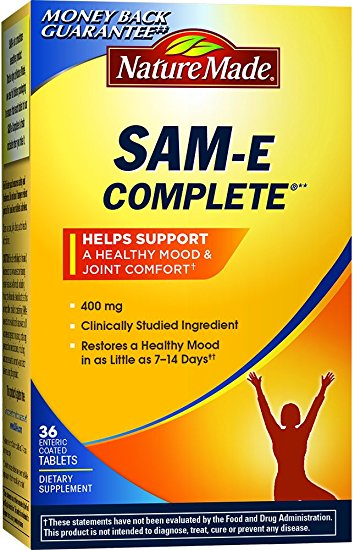 Nature Made SAM-E Complete 400 mg Tablets, 36 Count