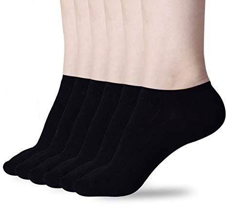 Women's Low Cut Socks,6-Pair Ankle No Show Athletic Short Cotton Socks by Sioncy