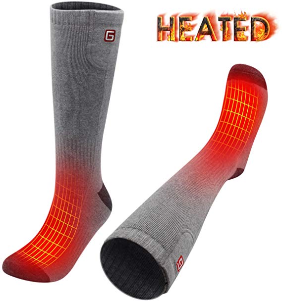QILOVE Extra Warm Rechargeable Battery Heated Socks