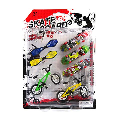 RemeeHi Party Favors Educational Finger Toy Mini Finger Sports Skateboards/Bikes/Swing Board with Endoluminal Metallic Stents(Send Components and Parts)