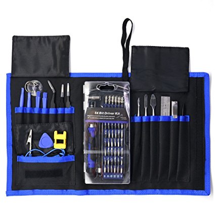 78-in-1 Precision Screwdriver Set,Wilder Magnetic Driver Kit with 54 Bits, Repair Tool kits for iPhone 7,iPad,Laptops,PC,Eyeglasses,Watches