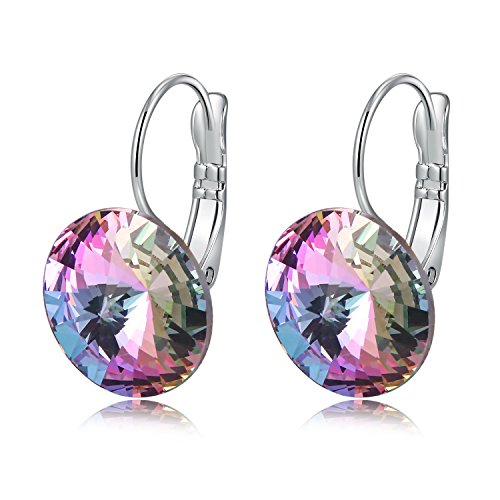GAEA H - Daily Wear Earrings Simple Round Earring Studs Crystals from Swarovski GHJE076