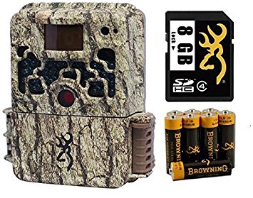 Browning Strike Force HD Sub Micro 10MP Game Camera with 8GB SD Card and Browning AA Batteries