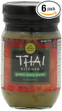 Thai Kitchen Green Curry Paste, 4-Ounce (Pack of 6)
