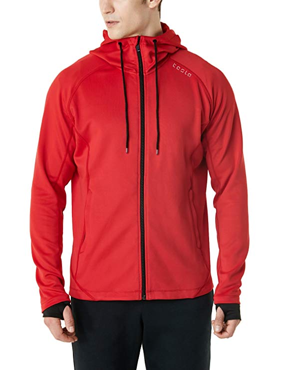Tesla Men's Active Running Jackets Full-Zip & Pullover Fleece Sweatshirt Top Hoodie MKJ03 / YKH15