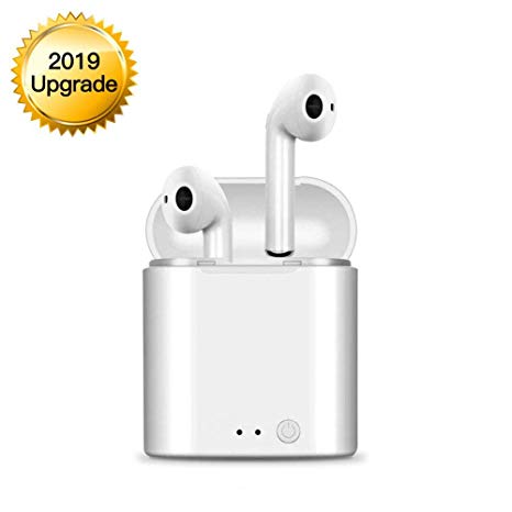 Bluetooth Headphones,Wireless Earbuds Stereo in-Ear Headphones Hands-Free Calling Headphone Sport Driving Headset with Charging Case Suitable for Apple Airpods Android/iPhone