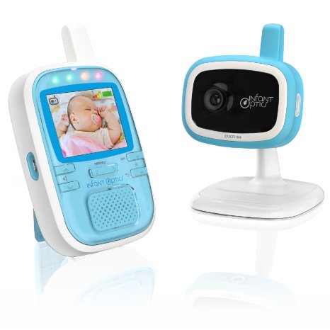 Infant Optics DXR-5 Portable Video Baby Monitor BlueWhite