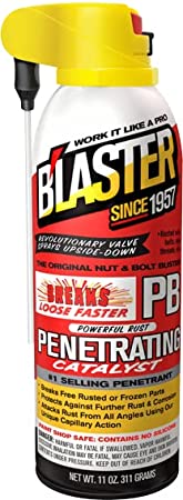 B'laster 16-PB-DS ProStraw Powerful Rust Penetrating Catalyst and Lubricant for Use on Automotive, Industrial, Marine and Plumbing Equipment, 11 oz, Pack of 12