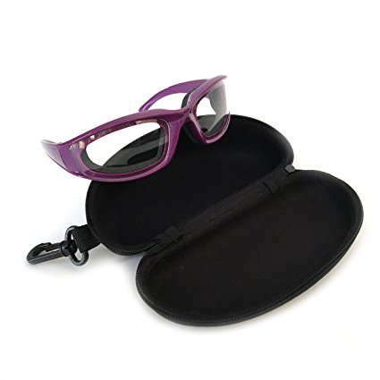 Mandydov Onion Goggles Kitchen Glasses Vapor Protection Prevents Stinging Eyes (purple)