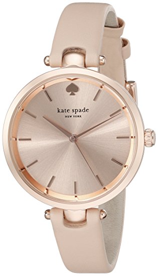 kate spade new york Rose Goldtone Holland Vachetta Leather Watch
