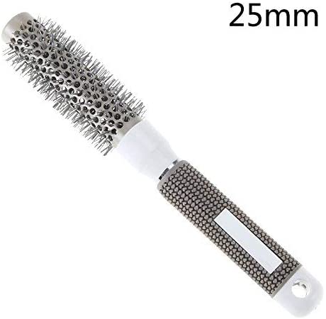 EZB Professional Ceramic Round Bristle Thermal Hairdressing Brushes (S (25mm))