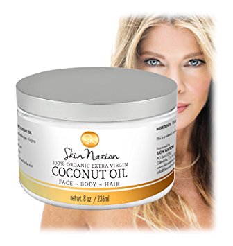 Organic Extra Virgin Coconut Oil for Face, Body and Hair - Skin Nation by Michelle Stafford
