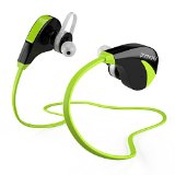 Primed4U Novelty Series Bluetooth Wireless Headphones and Headsets In Ear Stereo Sport Earphones with Built-in Mic iPhone Android Green