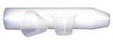 Disposable plastic graduated medicine cups with 1 oz capacity by Dynarex - 10