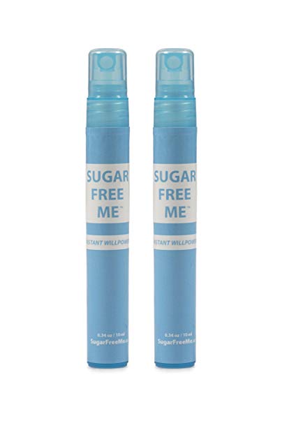 Sugar Free Me | Sweet Taste Bud Disabler | Block Sugar Cravings | Perfect Aid for Keto Diet | Lasts for up to 3 Hours | Instant Will Power | Less Sugar, Better Lives | 10 mL Spray Bottle | 2 Bottles