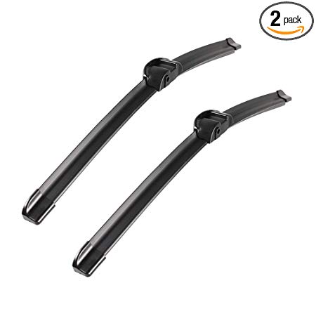 2 wipers Factory for Mercedes-Benz S CL Class W221 W216 C216 2007-2014 Original Equipment Replacement Wiper Blade - 27"/27" (Set of 2) Side Lock