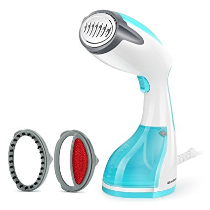 Beautural Handheld Garment Steamer Portable Home and Travel Fabric Steamer, Fast Heat Up, 260ml Removable Water Tank, Vertically & Horizontally Steam
