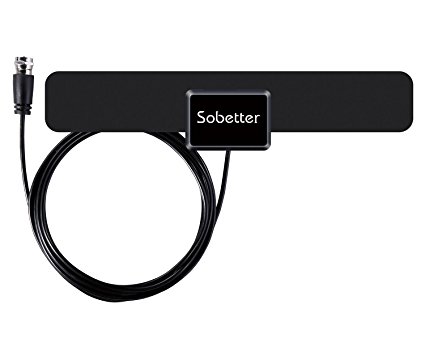 TV Antenna ,Sobetter Best 35 Mile Range HDTV Indoor Antenna with 10 Feet Coax Cable High Reception Antenna