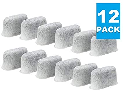 Premium Replacement Charcoal Water Filters for Cuisinart Coffee Machines (12)