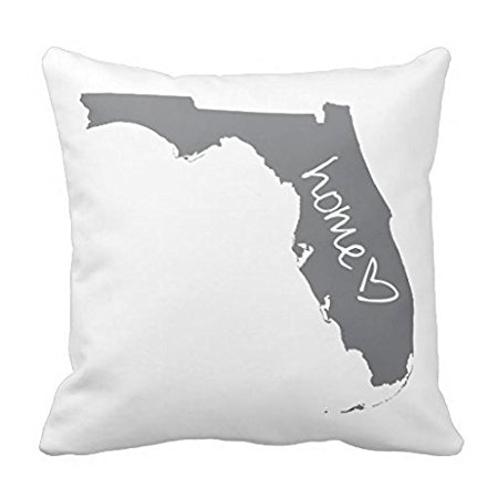 Zhoujie® Home Florida Throw Pillow Case