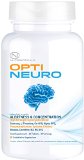 Optineuro for Increased Focus Concentration  Memory  1 Best-Selling Brain Food Supplement Globally  with Guarana L-Theanine Choline L-Carnitine Bacopa TMG Alpha GPC Tyrosine Phosphatidylserine PS Coenzyme Q10 and more  60 Tablets