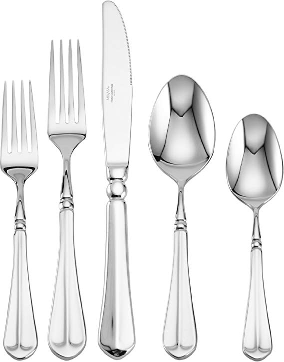 Mikasa GF106-599 French Countryside 5-Piece Stainless Steel Flatware Set, Service for 1
