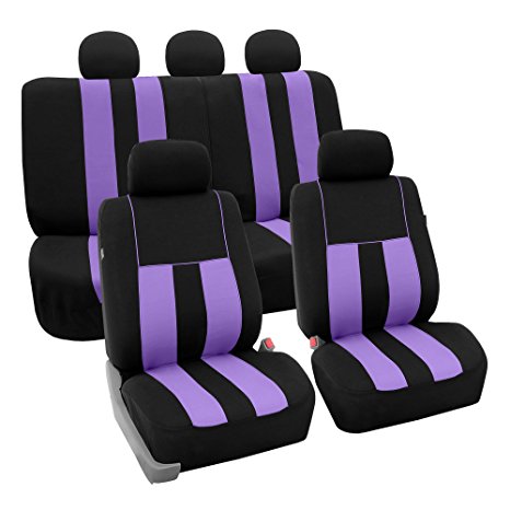 FH Group FB036PURPLE115 Seat Cover (Airbag Compatible and Split Bench Purple)