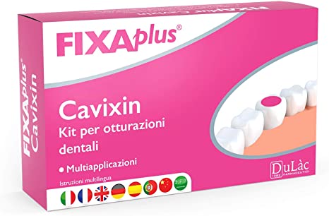 Dulàc - FIXAplus - Cavixin - to Temporarily Replace a Lost Filling - 2 Applications