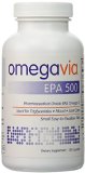 OmegaVia EPA 500 Pharmaceutical Grade EPA Omega-3 Triglyceride-form EPA-only formula 120 Capsules 500 mg EPA per pill