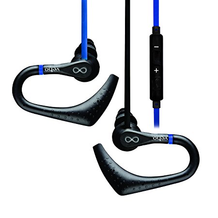 Veho Water Resistant Sports Earphones Zs-3 Water Resistant Sports Earphones, Blue/Black (VEP-006-ZS3)