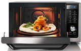 Samsung MC11H6033CT Countertop Convection Microwave with 11 cu ft Capacity SLIM FRY Technology Grilling Element Ceramic Enamel Interior Drop Down Door and Eco Mode in Stainless Steel