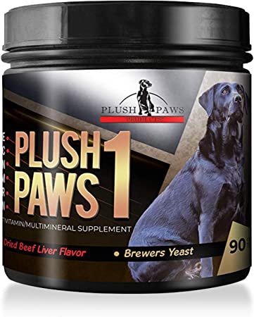 Plush Paws Products 16-in-1 Multivitamin for Dogs, Dog Multivitamin Supplement